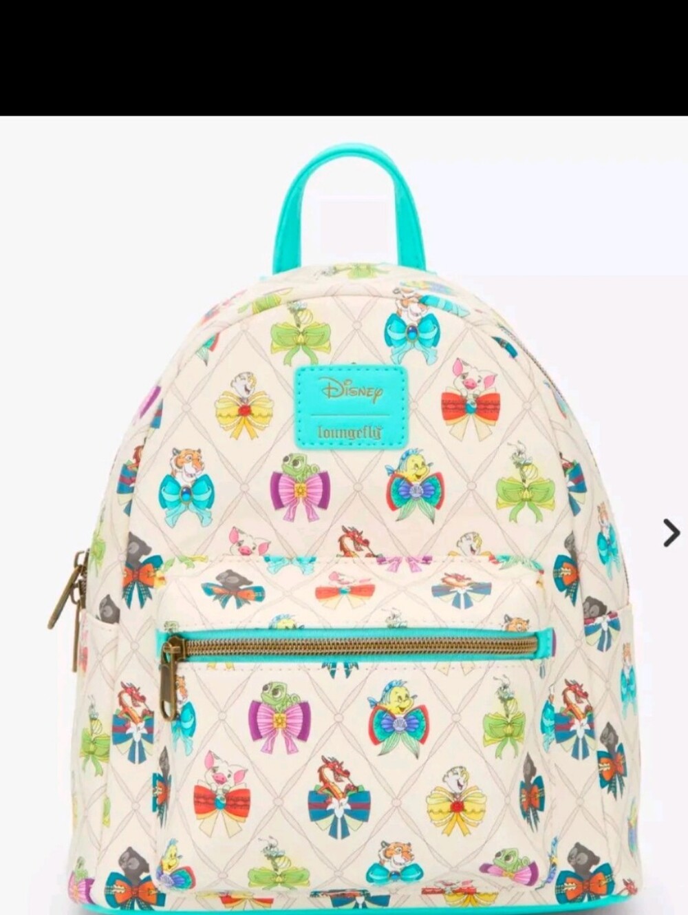 LF DISNEY PRINCESS BOWS & SIDEKICKS MINI BACKPACK
